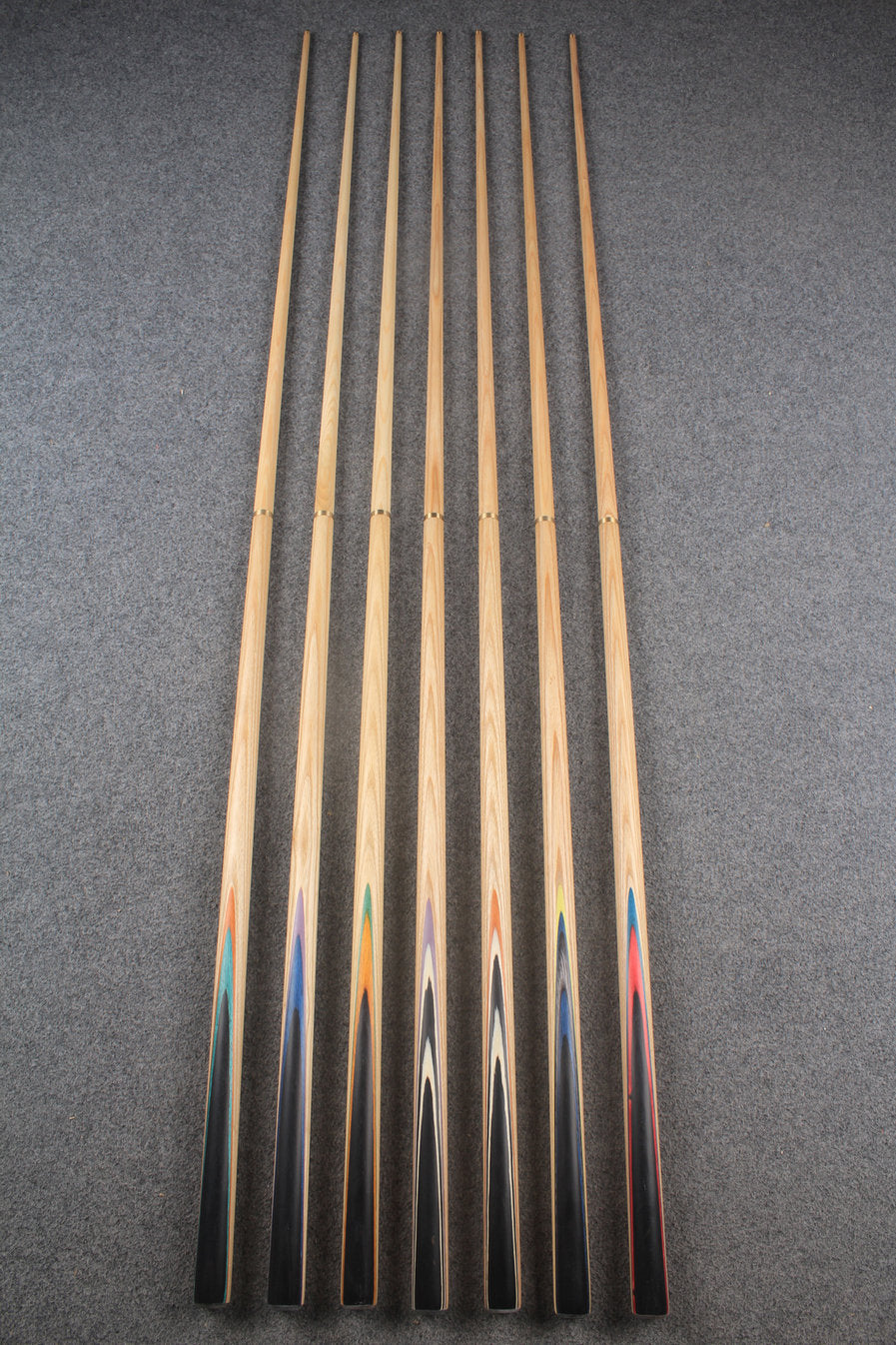 1/2 ash 58/59/60 inch snooker cue/english pool cue/chinese 8 ball pool cue  8.5/9.5/10.2mm (no inking)