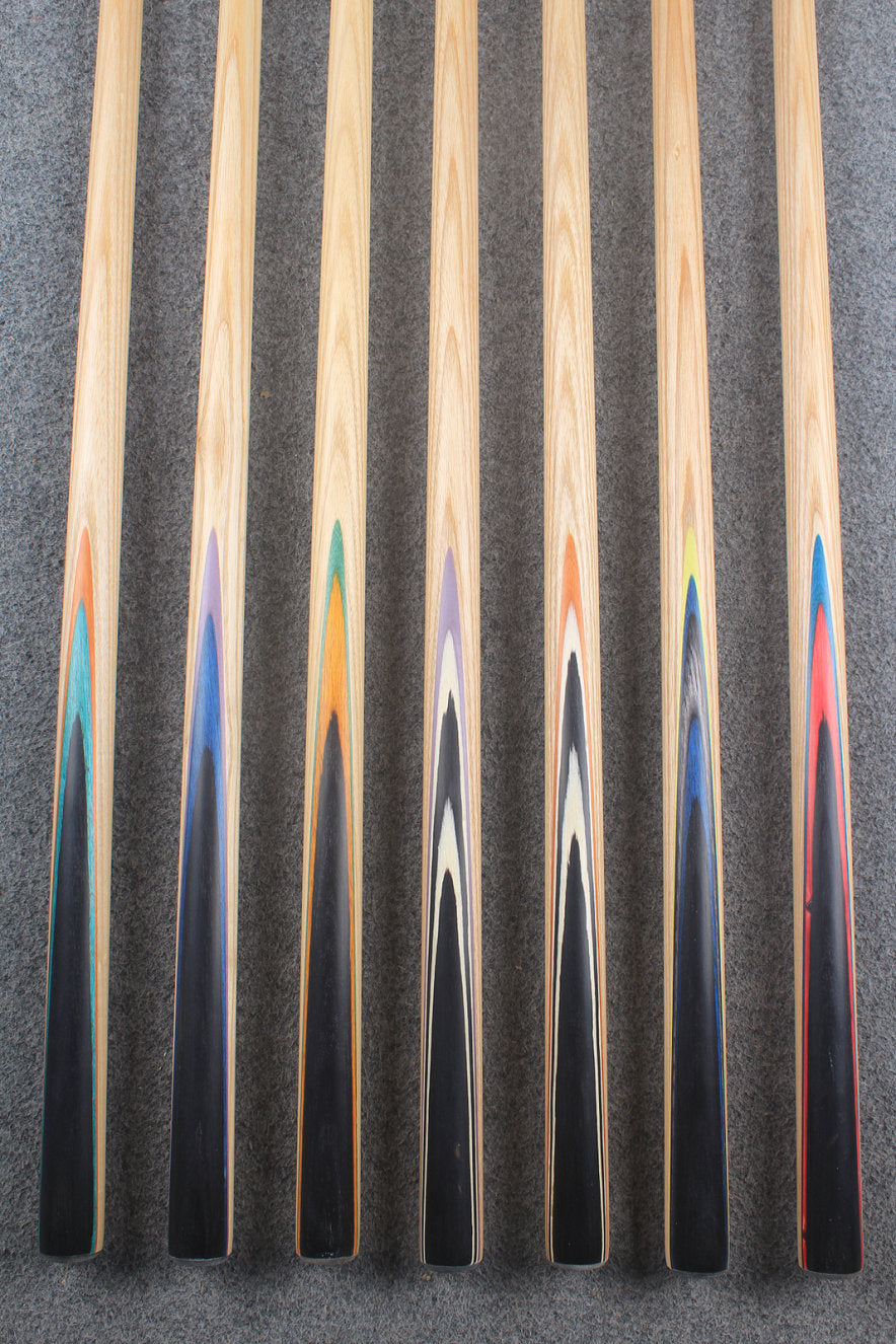 1/2 ash 58/59/60 inch snooker cue/english pool cue/chinese 8 ball pool cue  8.5/9.5/10.2mm (no inking)