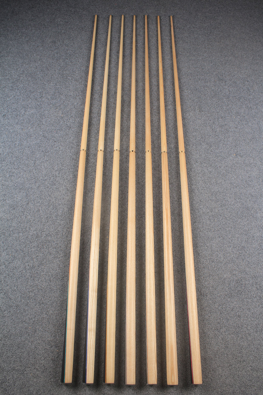 1/2 ash 58/59/60 inch snooker cue/english pool cue/chinese 8 ball pool cue  8.5/9.5/10.2mm (no inking)