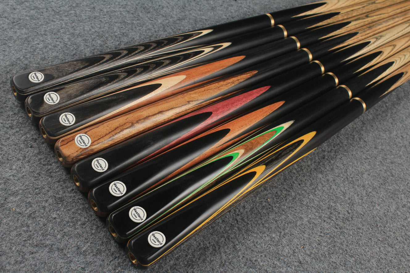 westland 3/4 ash snooker cues WOODS CUES