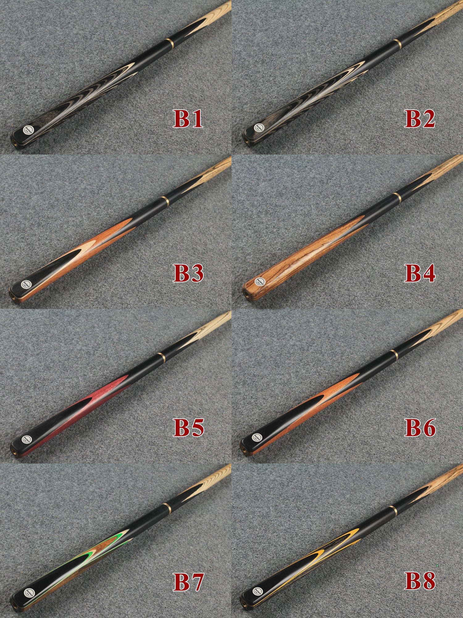 3/4 handmade ash snooker / pool westland cues