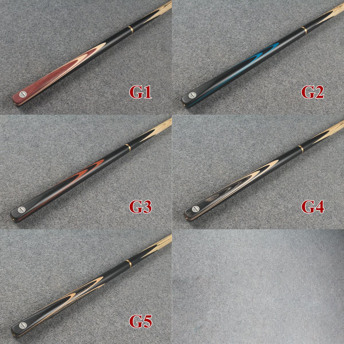 westland 3/4 ash snooker cues