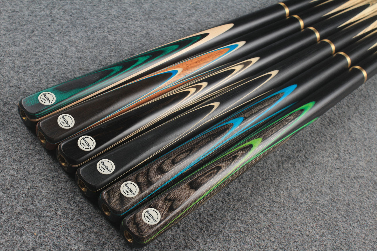 westland 3/4 ash snooker cues