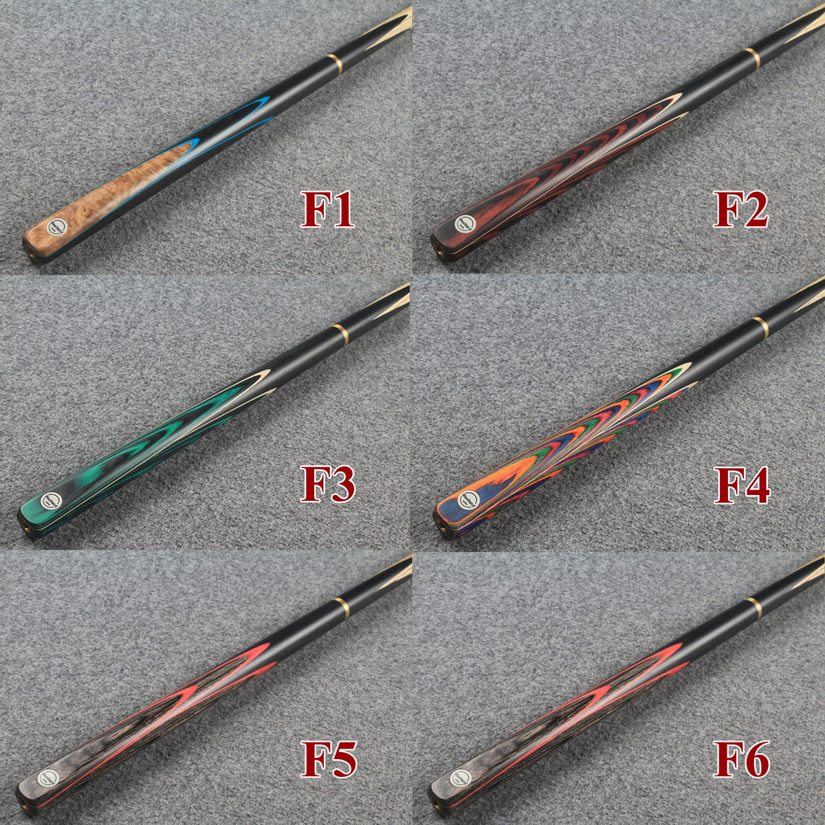 westland 3/4 ash snooker cues