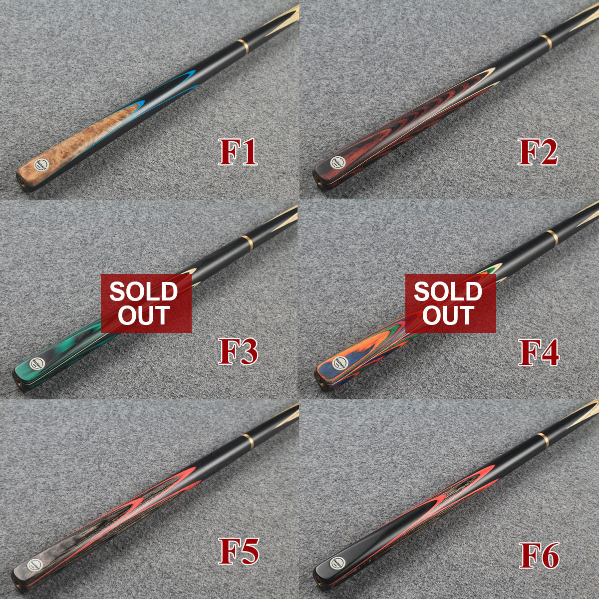 westland 3/4 ash snooker cues WOODS CUES