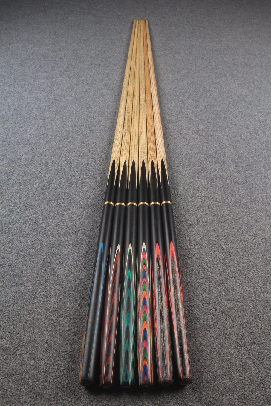 westland 3/4 ash snooker cues