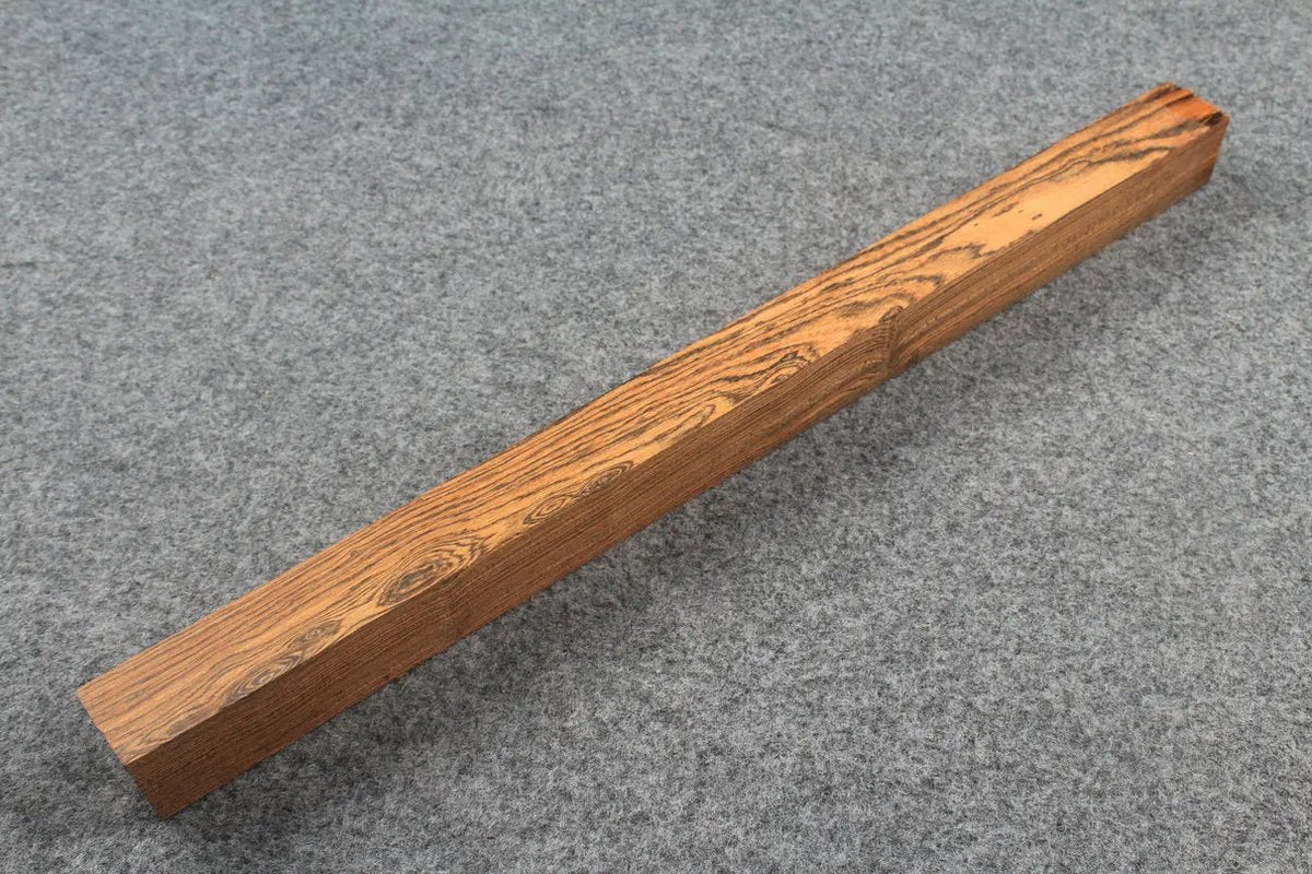 bocote square pool cues butt turning blanks WOODS CUES
