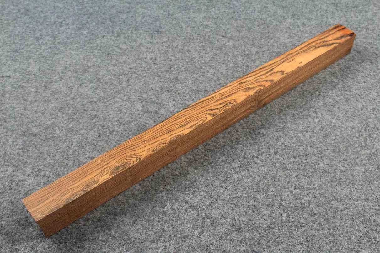 bocote square pool cues butt turning blanks WOODS CUES