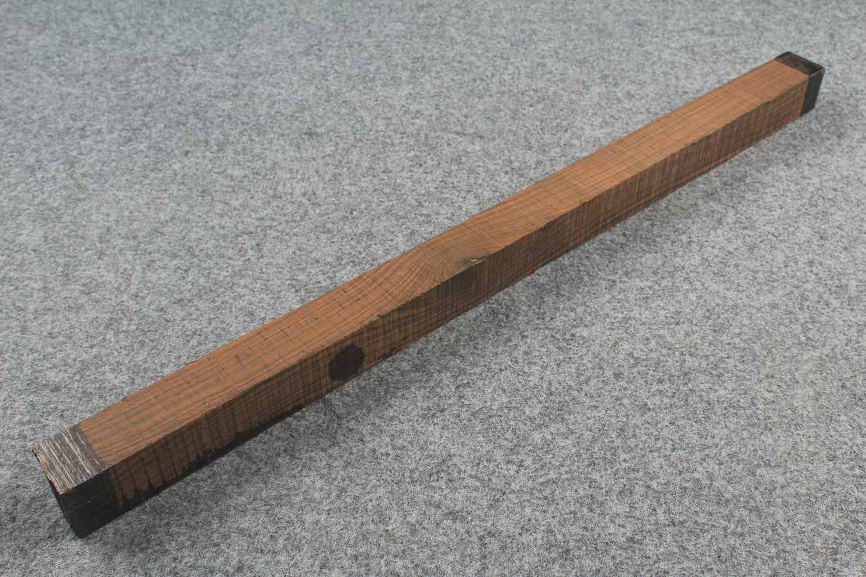Macassar ebony square pool cues butt turning blanks