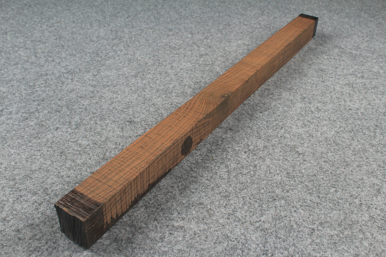 Macassar ebony square pool cues butt turning blanks