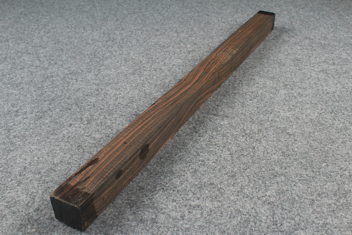 Macassar ebony square pool cues butt turning blanks