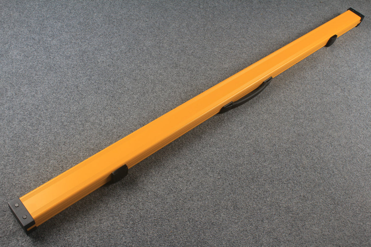 one piece aluminium lockable cue case – 2 Slots（chalk area inside）