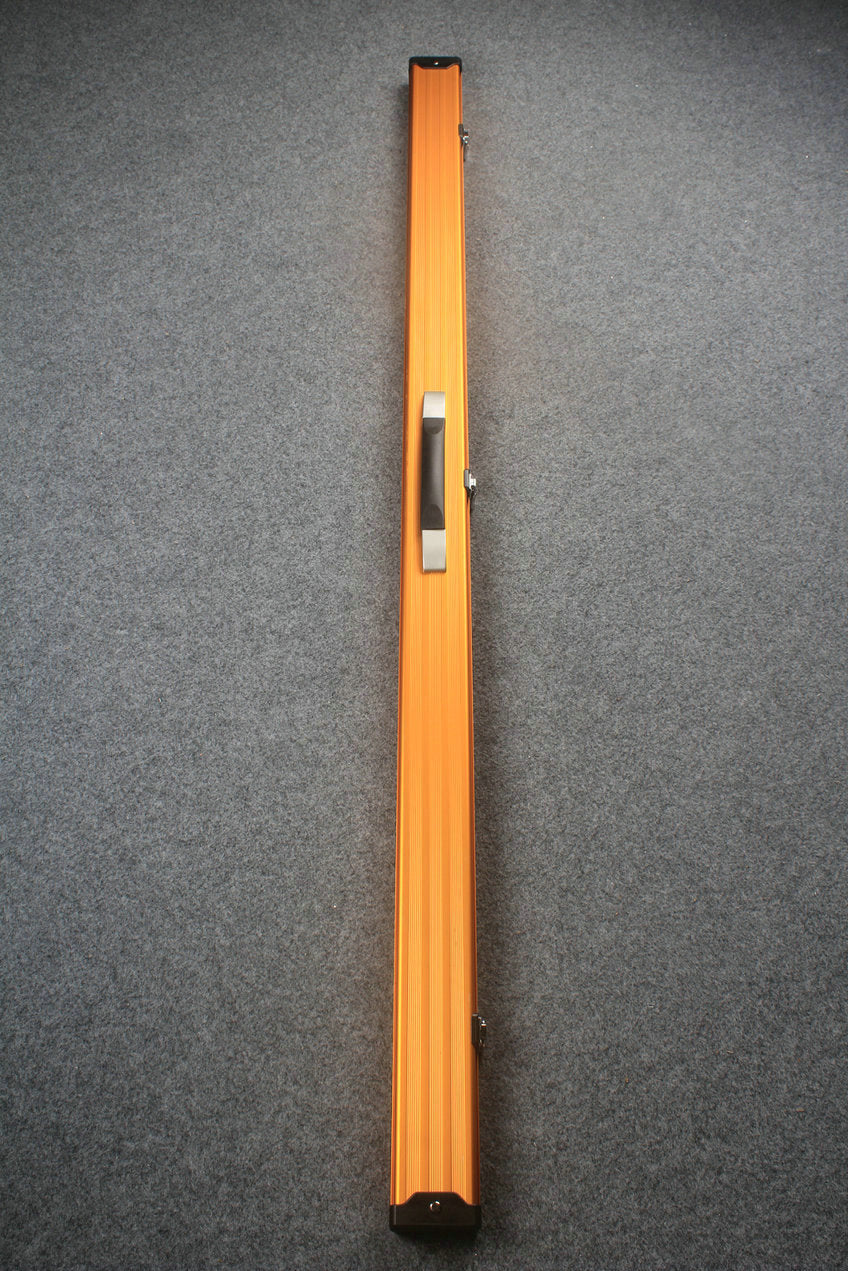 one piece professional aluminium lockable cue case
