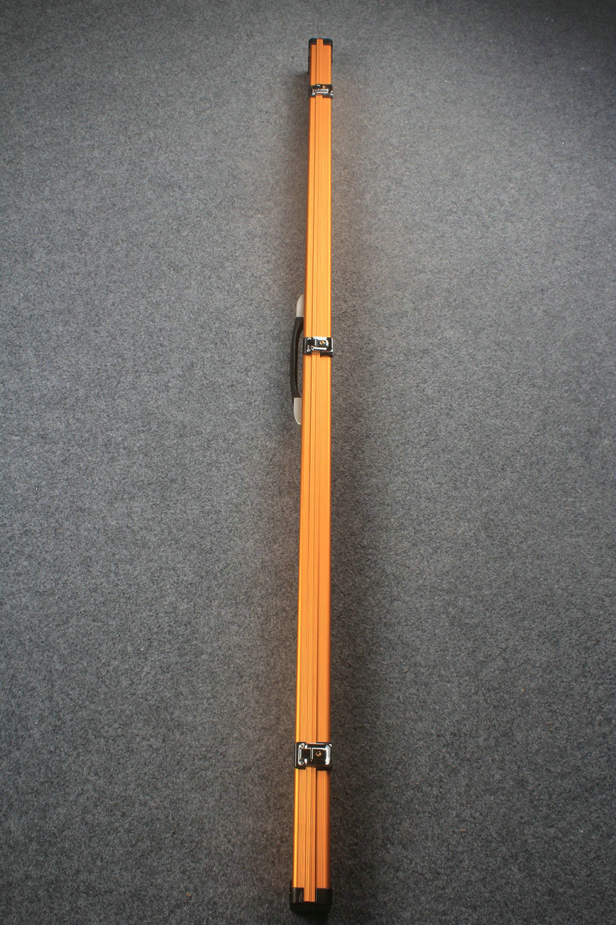 one piece professional aluminium lockable cue case