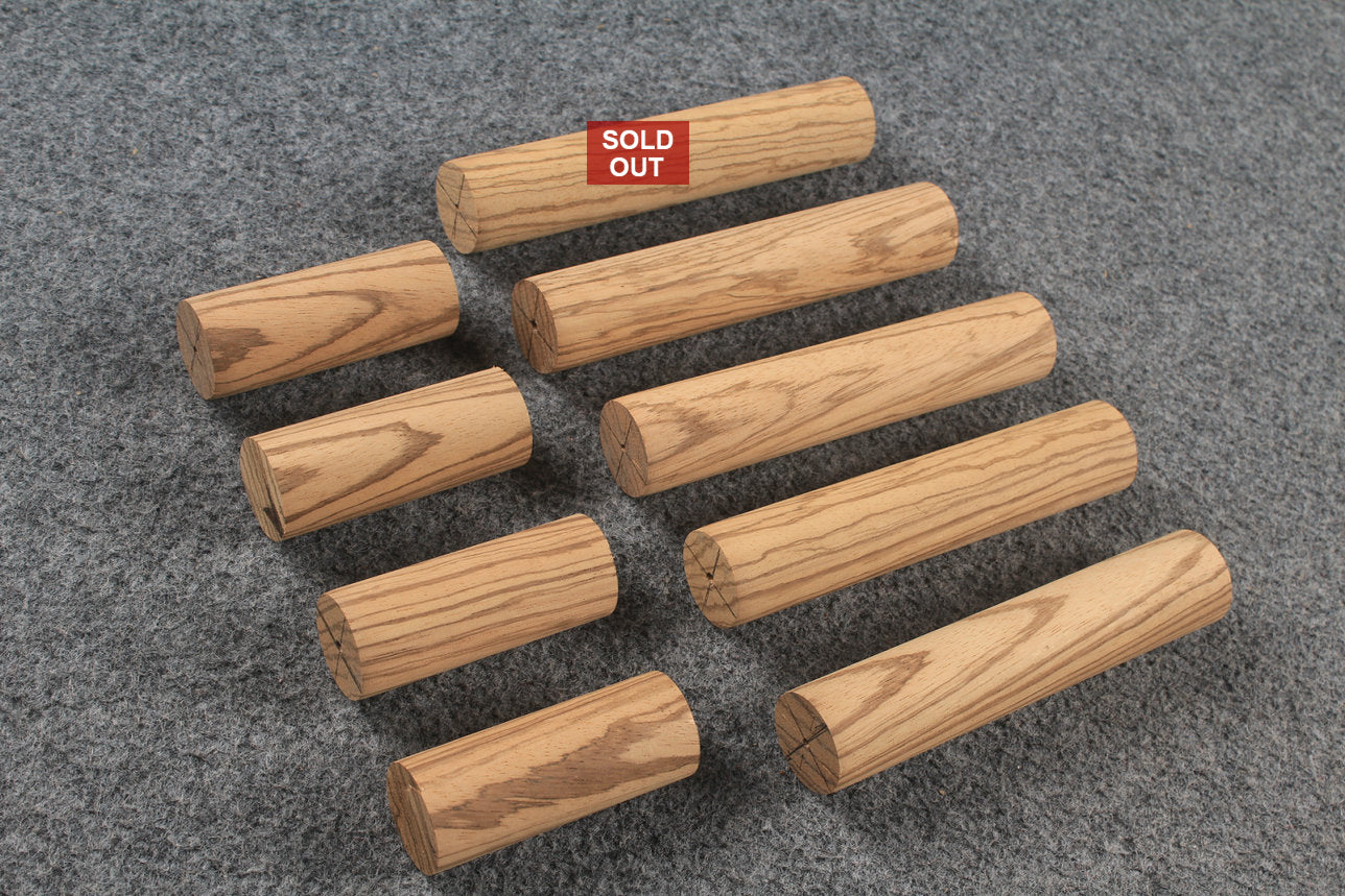 Zebrano wood Blanks for Mini Butt Crafting - Raw & Custom Processed Options