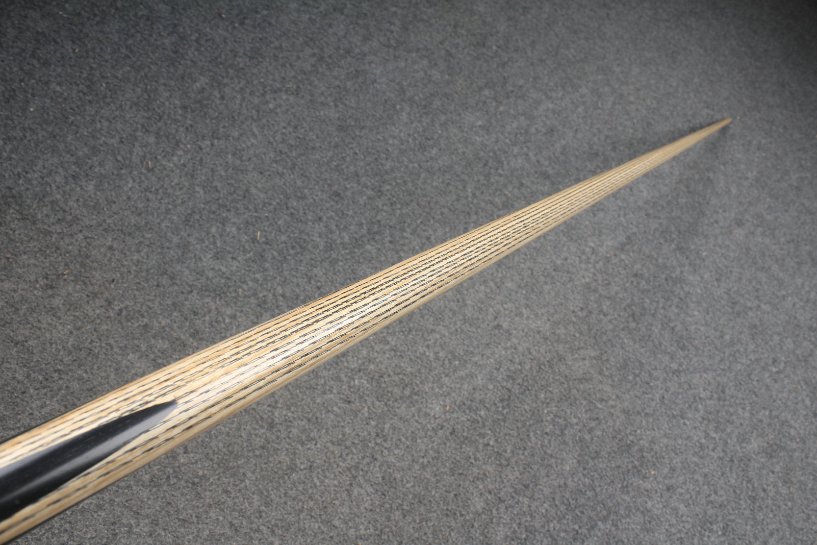 CHEVRONS+ WOODS 1 piece handmade snooker  pool ash cue