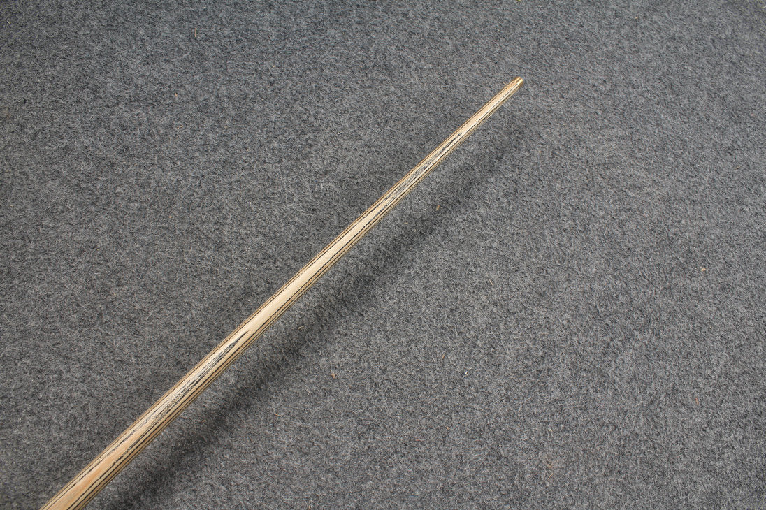 1 piece handmade ash english pool cue CHEVRONS+