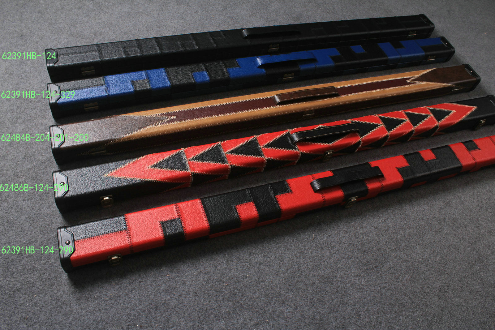 3/4 patchwork snooker cue case