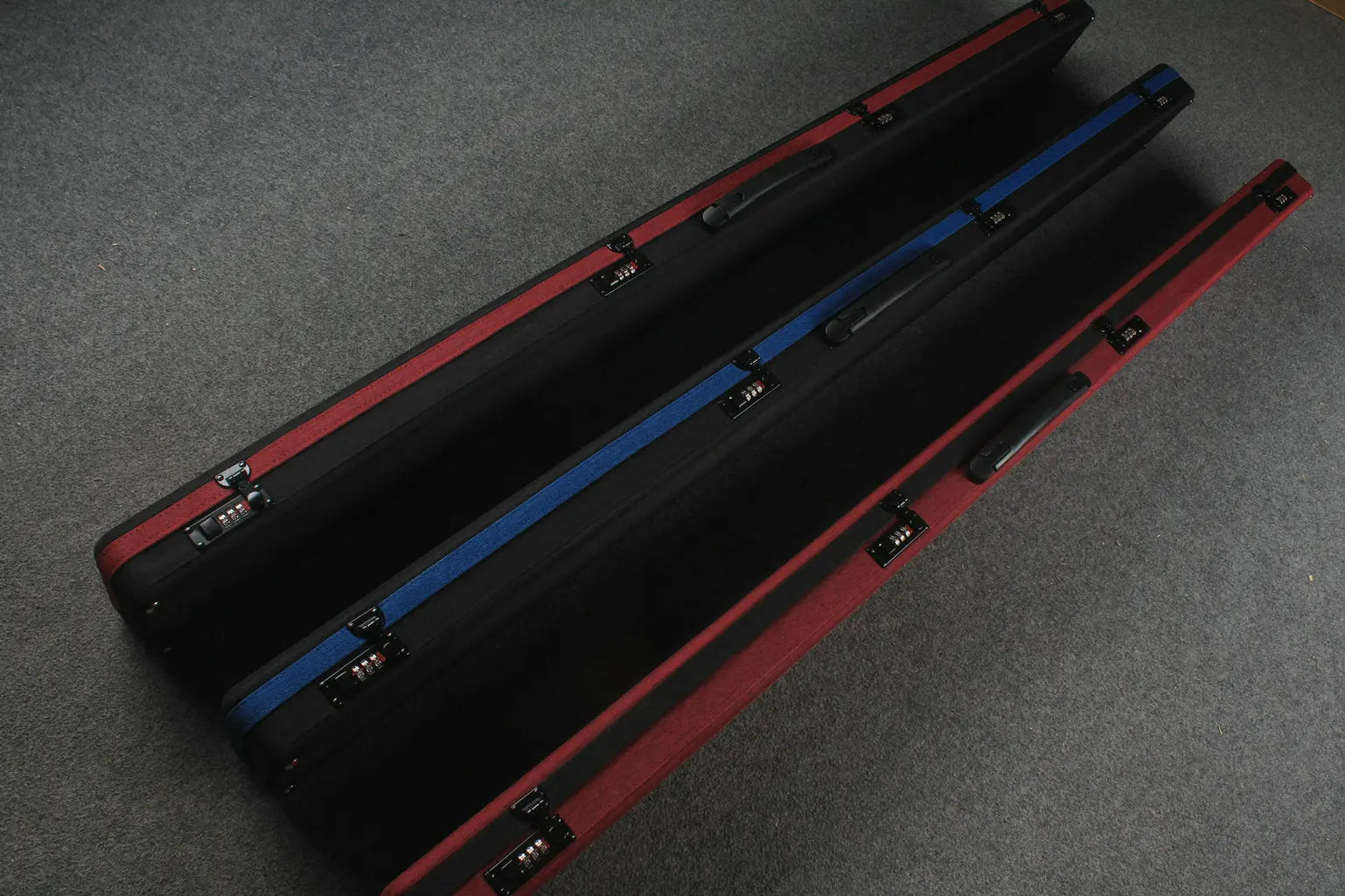 jf one piece snooker / pool code cue case WOODS CUES