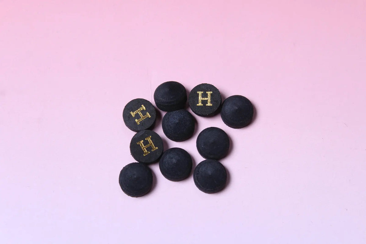 Black 11 mm Woods Cues Tips Pig Skin Layered Tips with mushroom shape