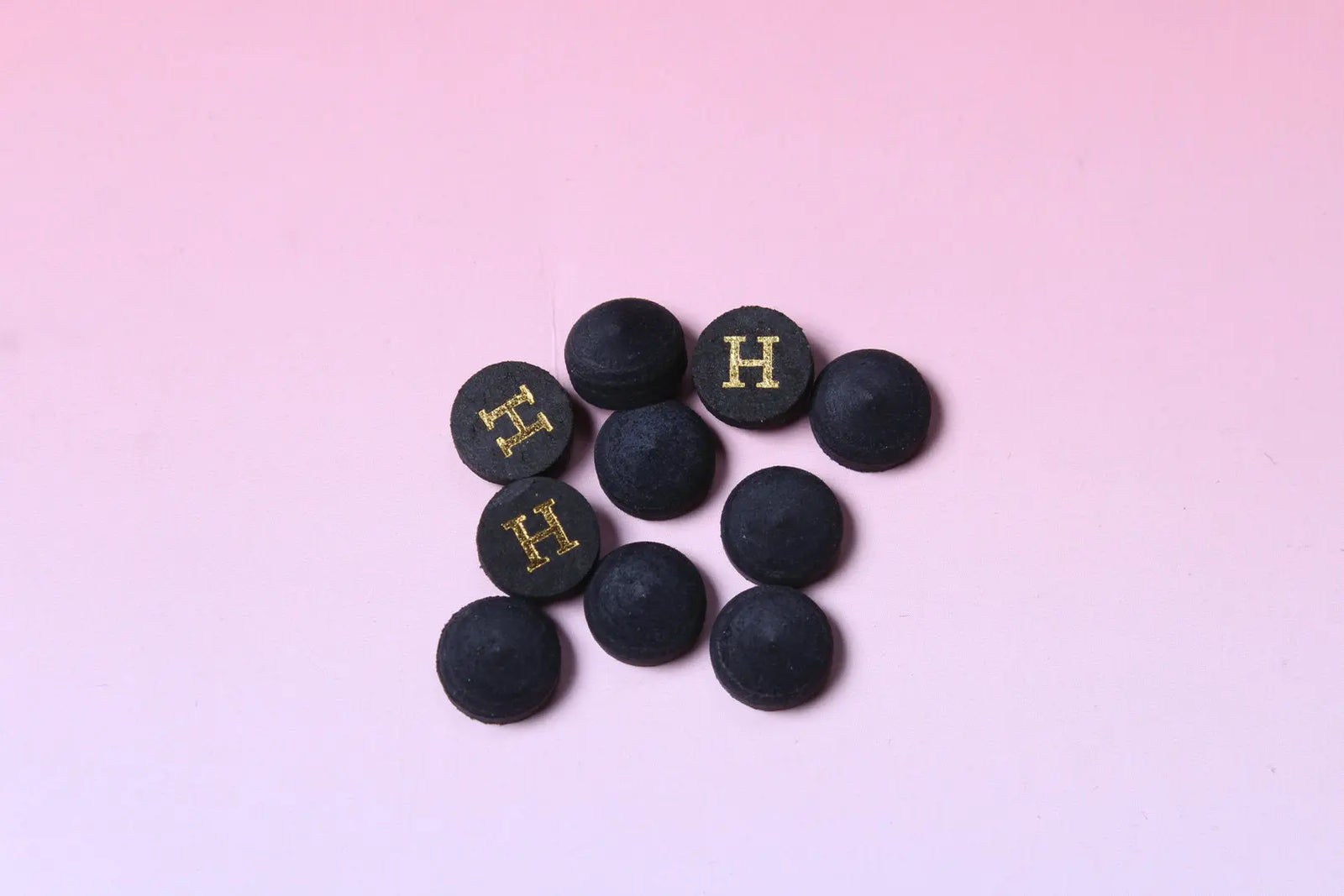 Black 11 mm Woods Cues Tips Pig Skin Layered Tips with mushroom shape