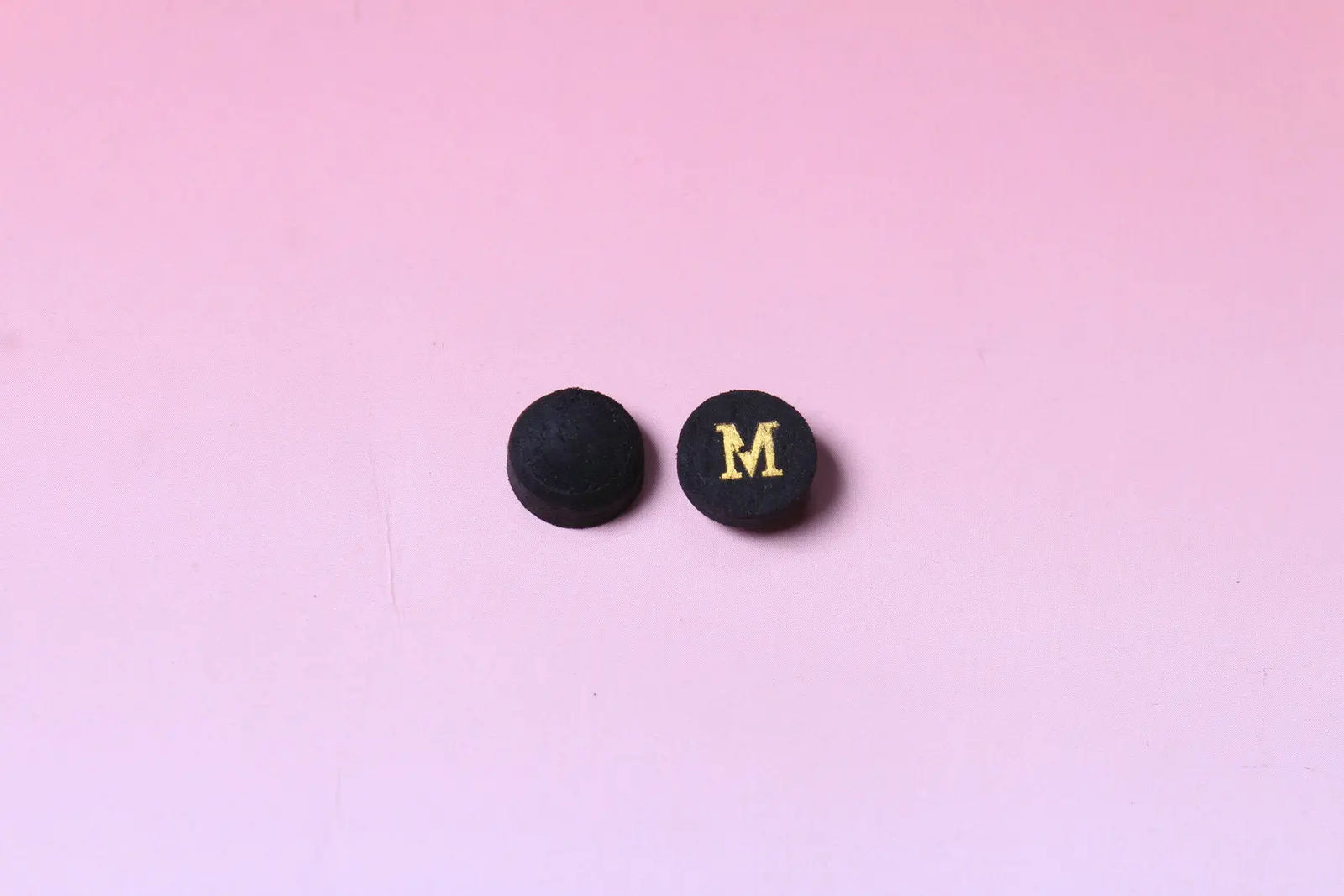 Black 11 mm Woods Cues Tips Pig Skin Layered Tips with mushroom shape