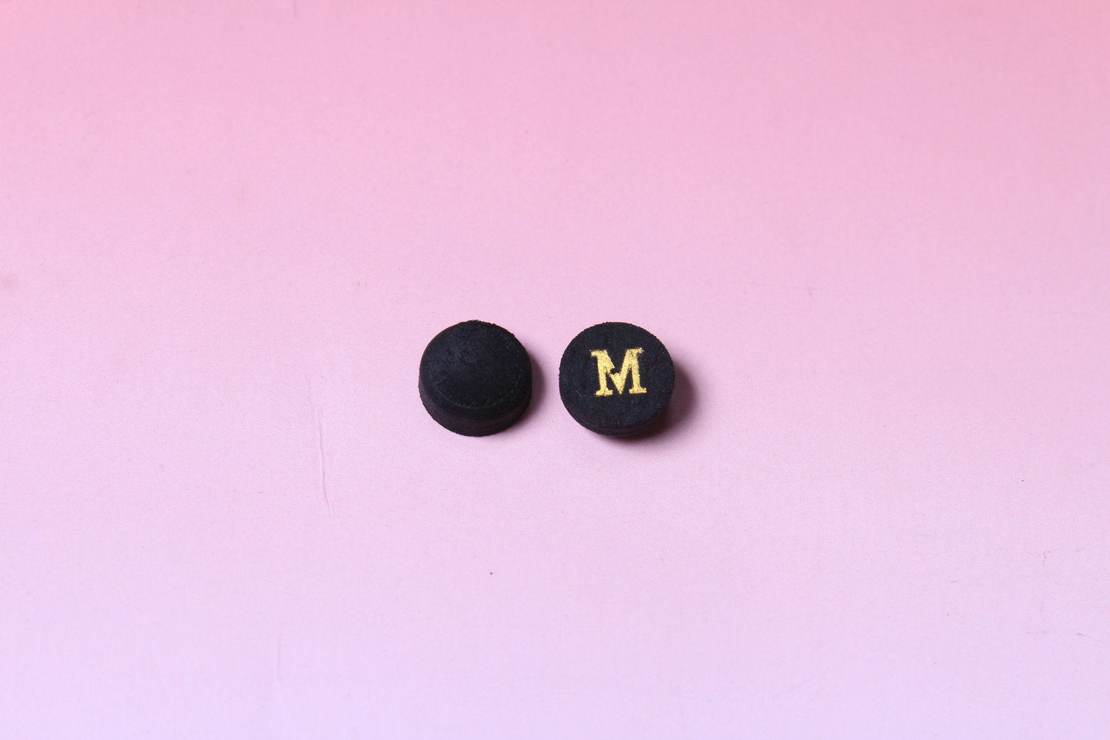 Black 11 mm Woods Cues Tips Pig Skin Layered Tips with mushroom shape