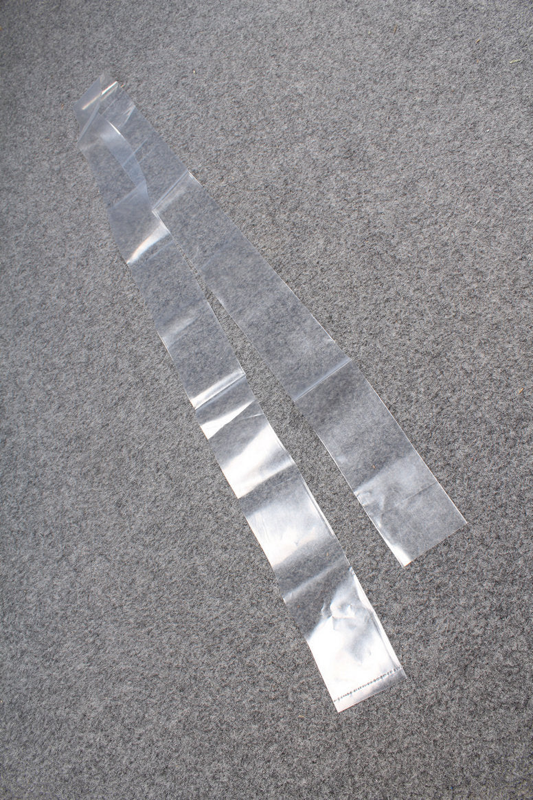 Plastic bag for cues