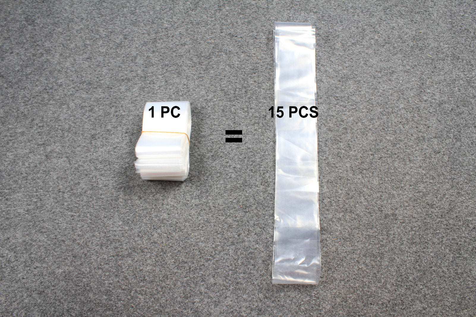 Plastic bag for cues