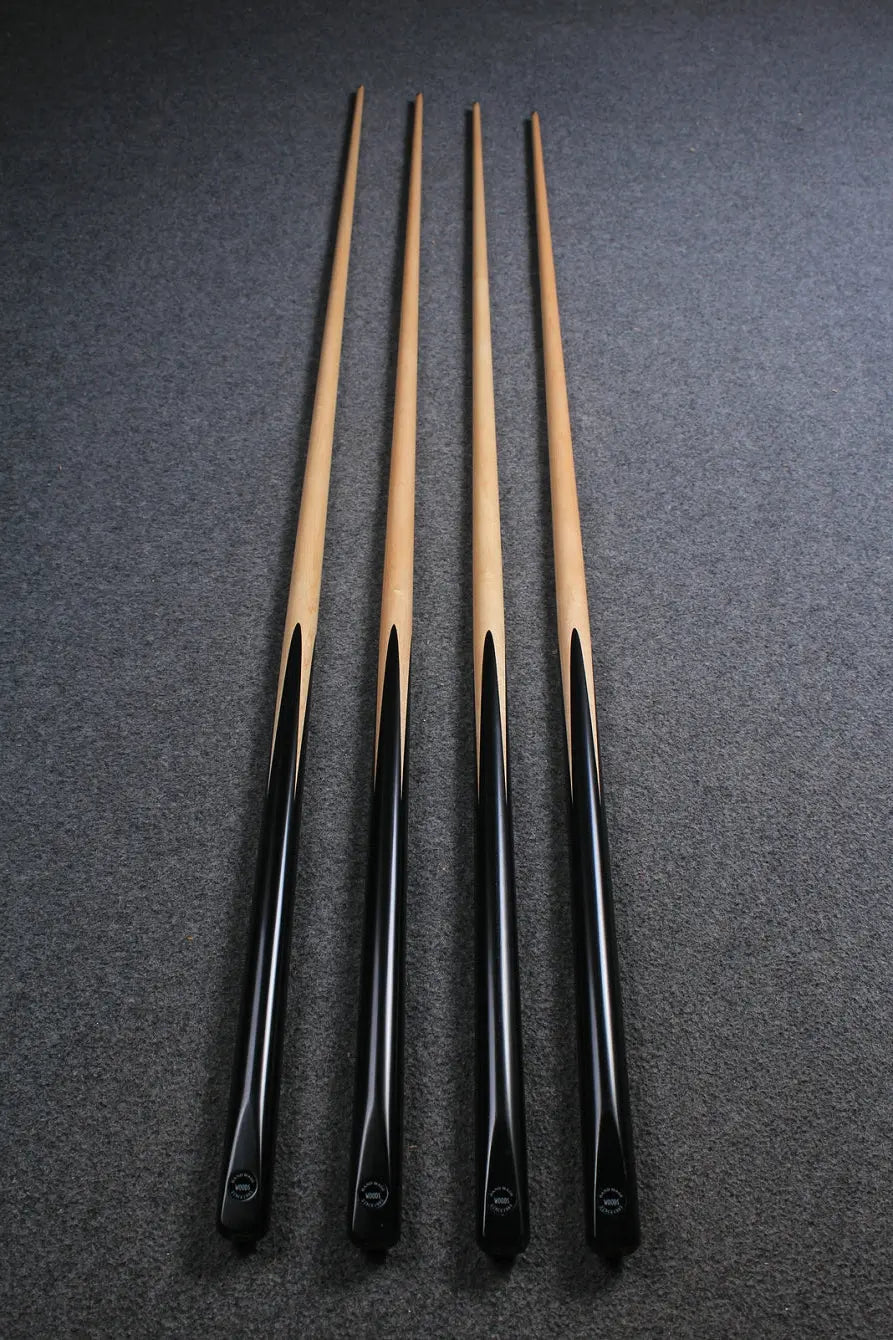1 piece handmade maple snooker/ pool cue variant length WOODS CUES