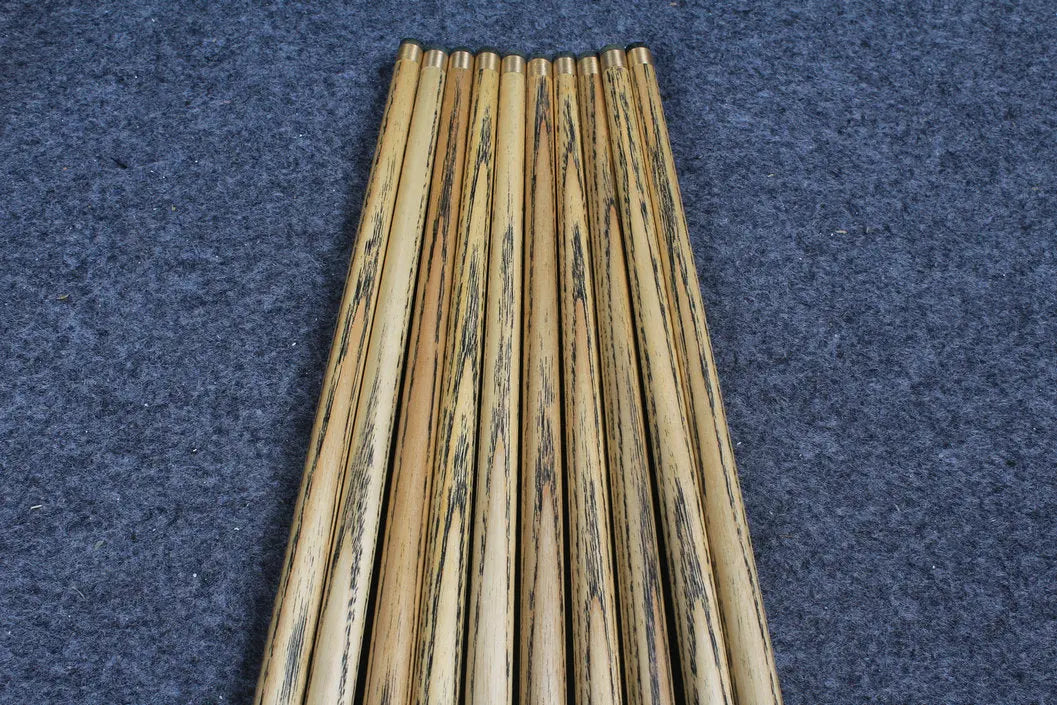 woods 1 piece handmade ash snooker/pool cue ronnie o'sullivan replica splicing 58 inch