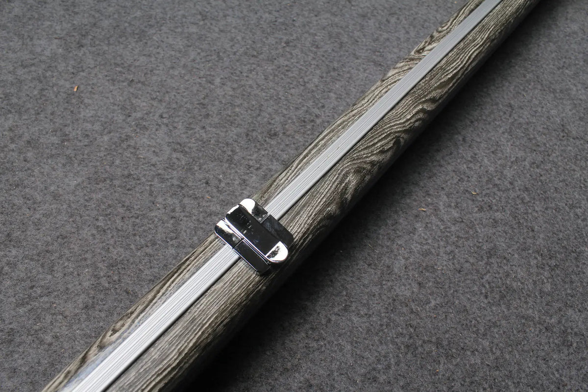 1 piece tree bark leather case aluminium construction with 2 slots