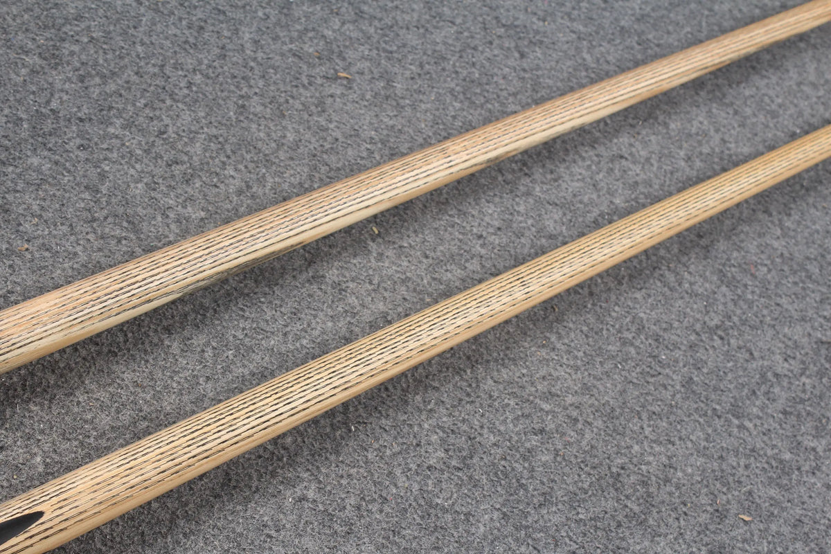 CHEVRONS+ WOODS 1 piece handmade snooker  pool ash cue WOODS CUES