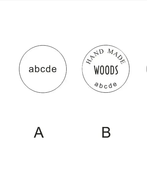 woods personalised cue / case - plate laser engraving printing service