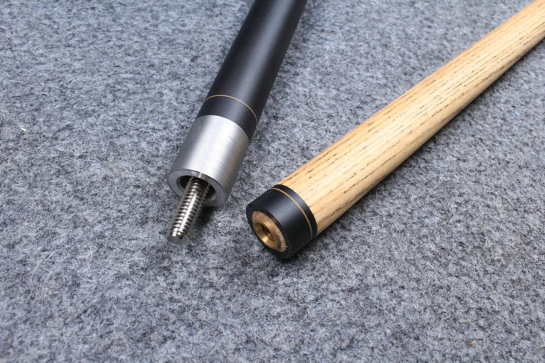 2 Piece 57" ASH Cue Sticks 13 mm Tips ( two cues) WOODS CUES