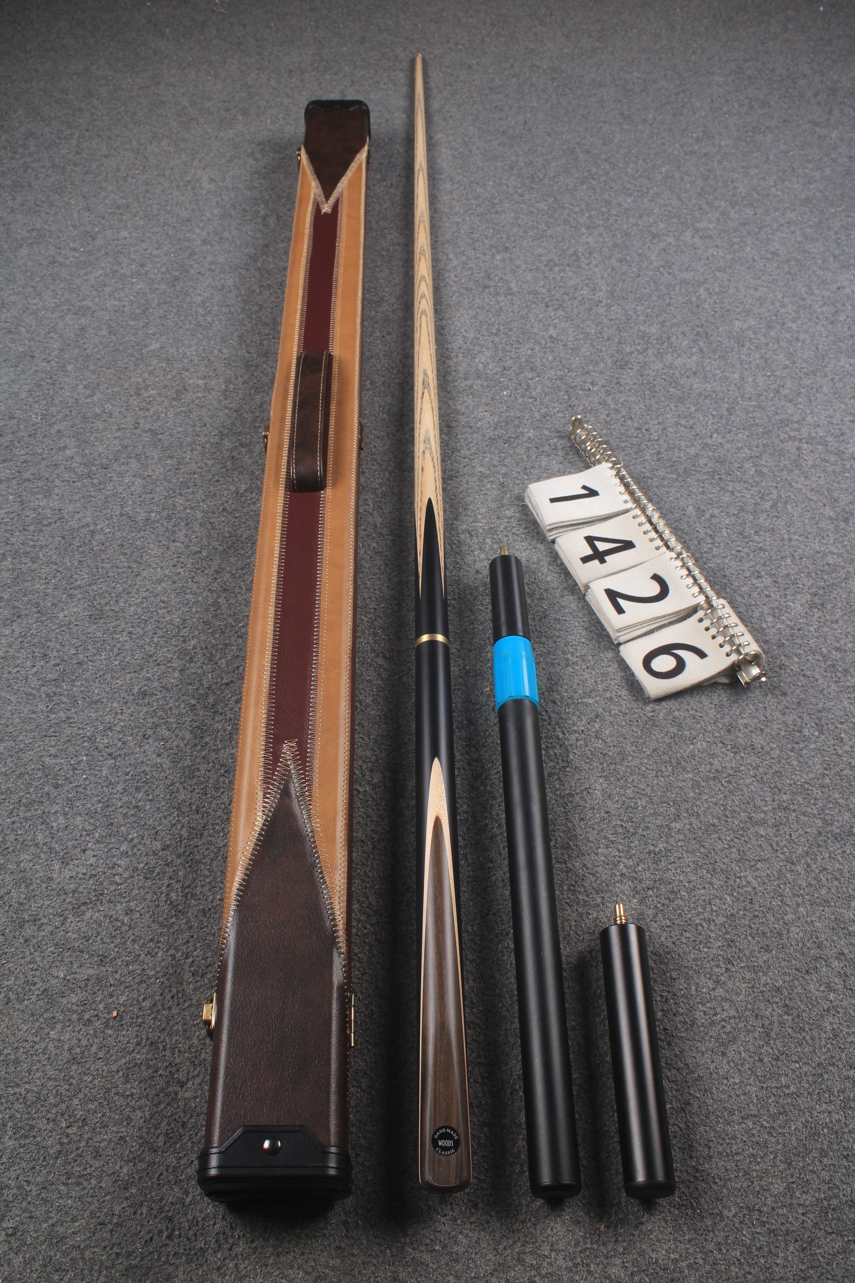 3/4 handmade ash snooker / pool cue # 1426