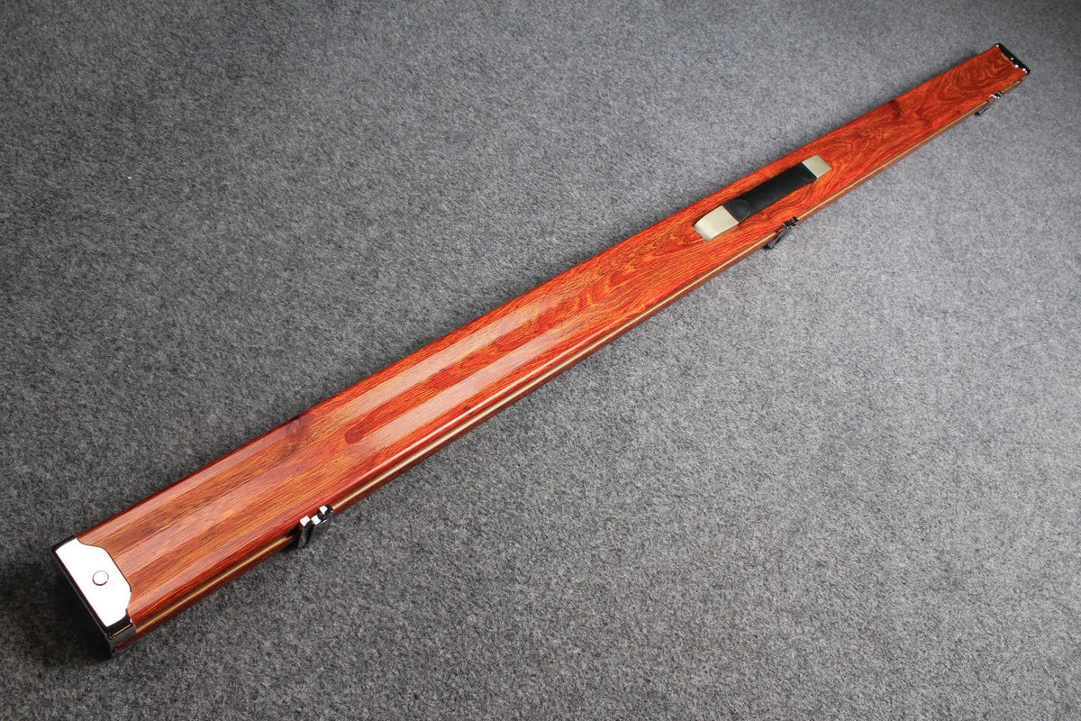 deluxe one piece aluminium cue case with 2 slots