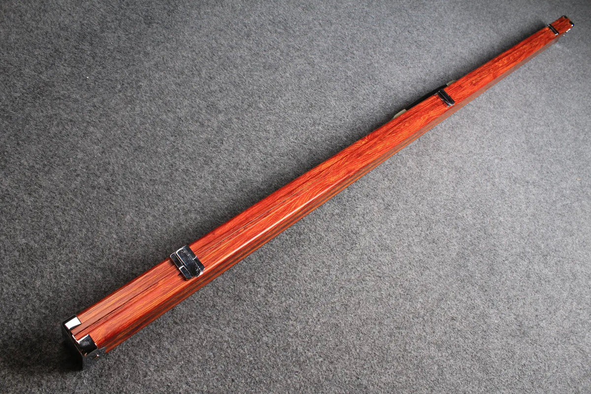 deluxe one piece aluminium cue case with 2 slots WOODS CUES