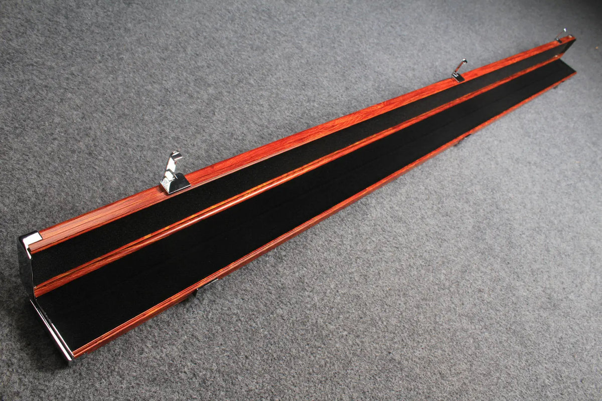 deluxe one piece aluminium cue case with 2 slots WOODS CUES