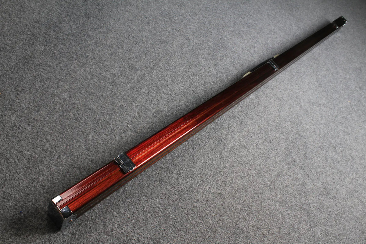 deluxe one piece aluminium cue case with 2 slots WOODS CUES