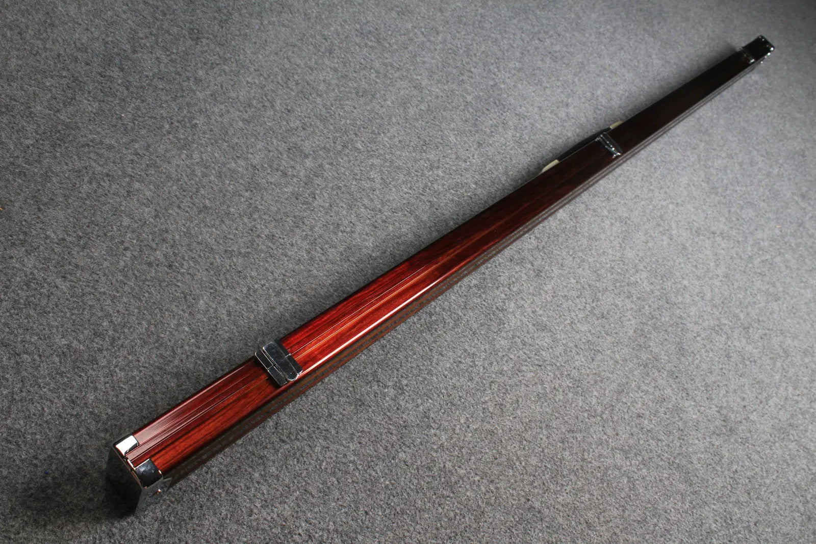 deluxe one piece aluminium cue case with 2 slots WOODS CUES