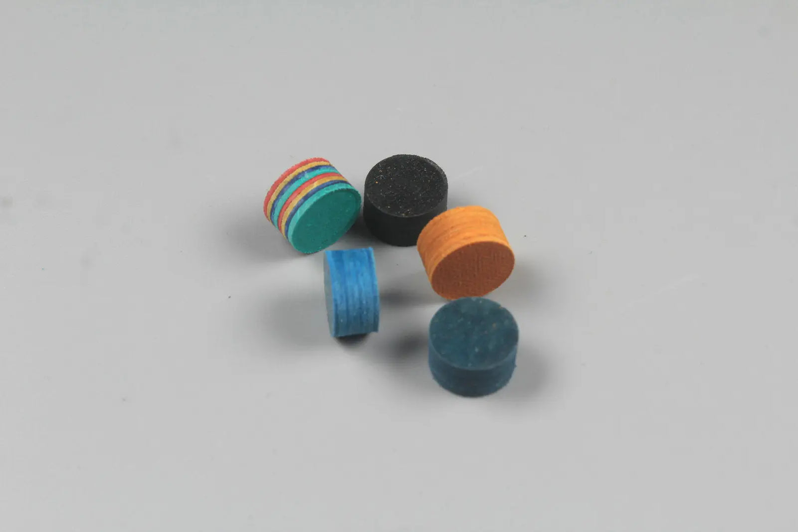 14 mm pool cues tips pig skin layered tips WOODS CUES