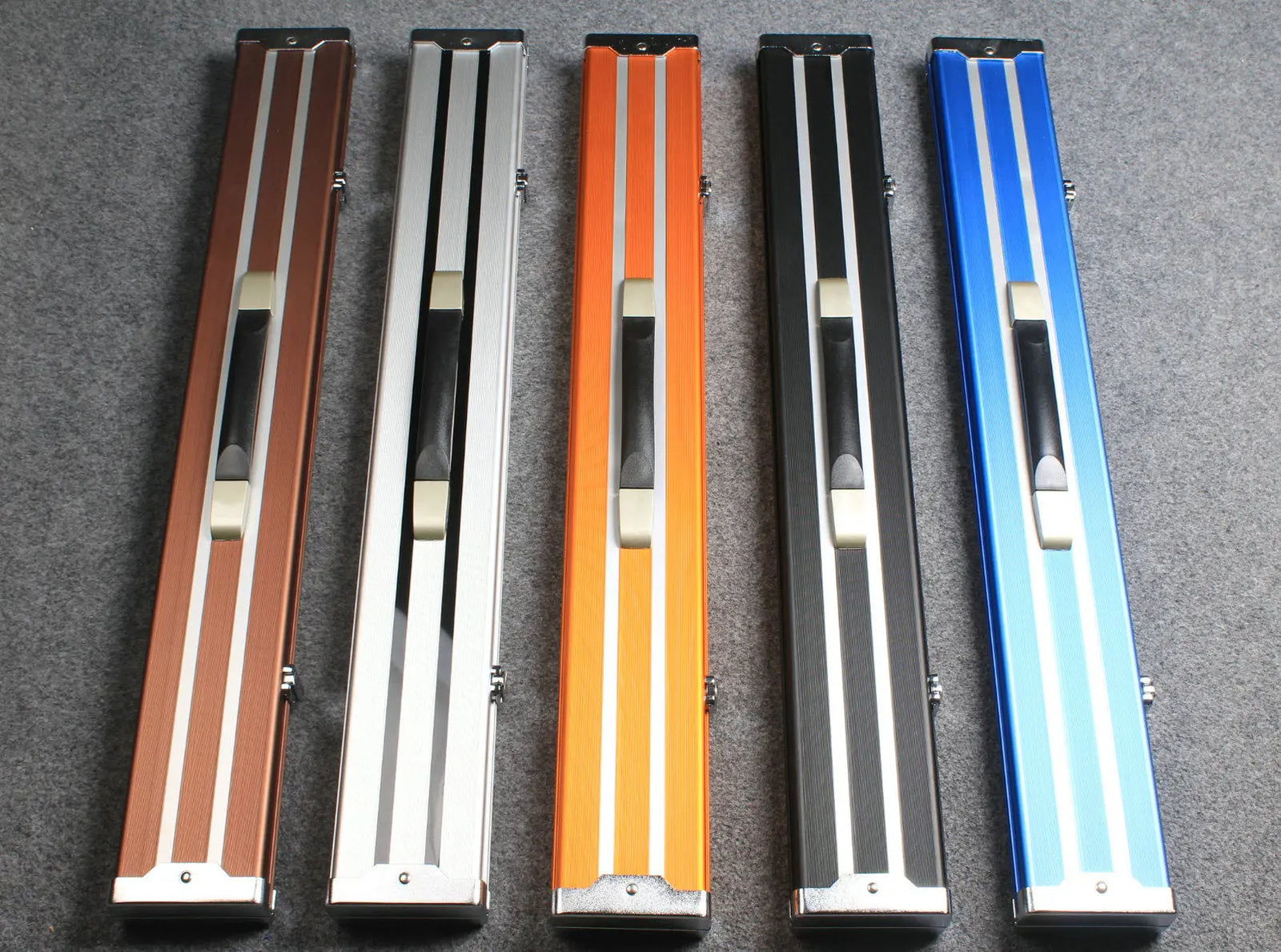 1/2 professional aluminium cue case with 3 slots