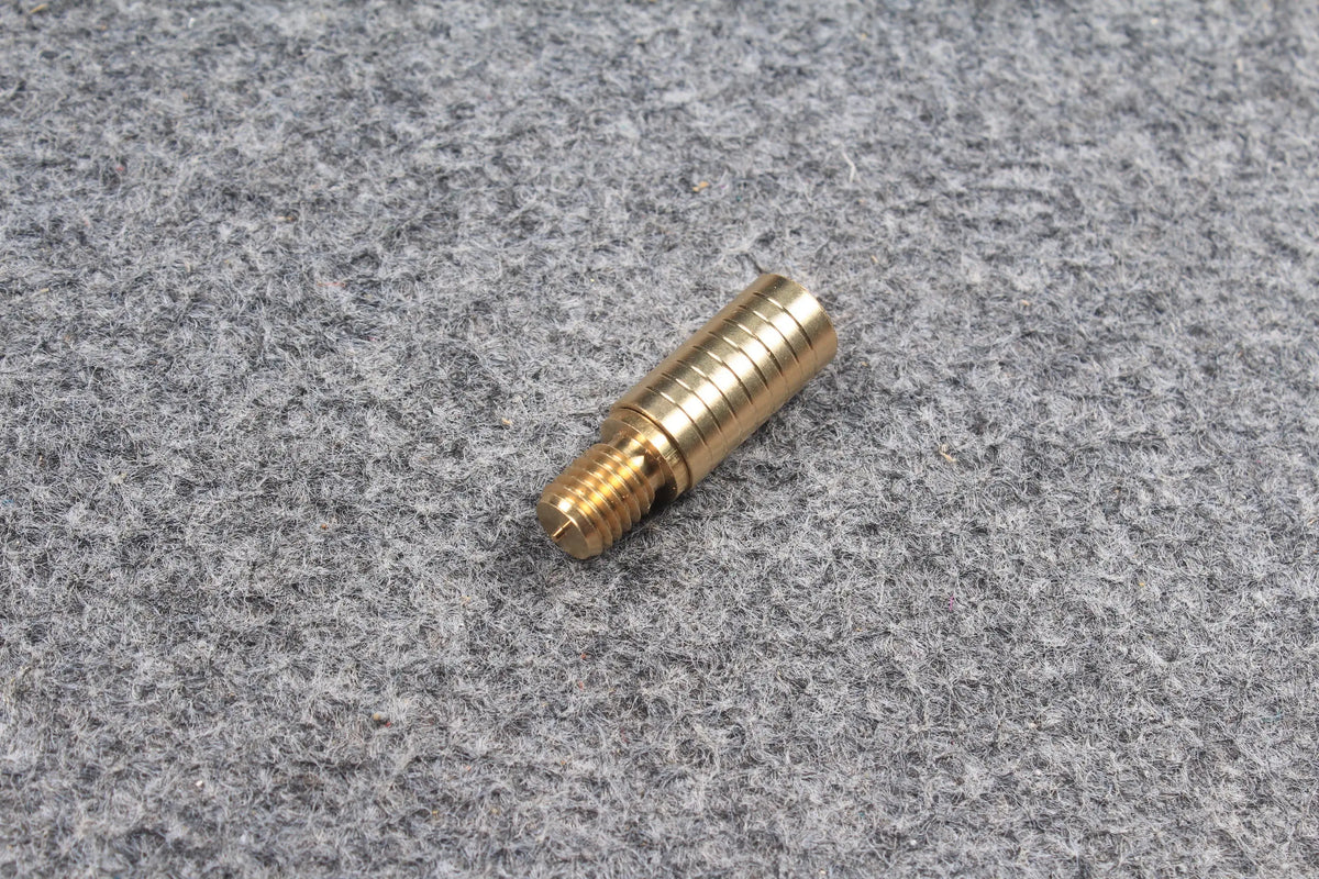 cue butt end large spiralok joint brass pin and socket for robert osborne mini butt or extension WOODS CUES