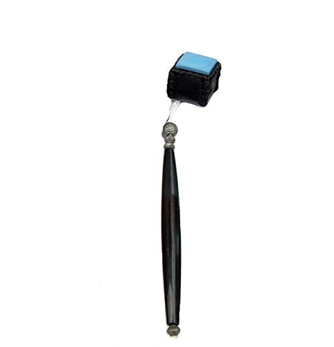 Snooker/Pool Cue Carrying Leather Chalk Holder, Black
