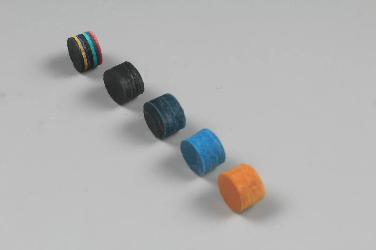 11 mm cues tips pig skin layered tips WOODS CUES