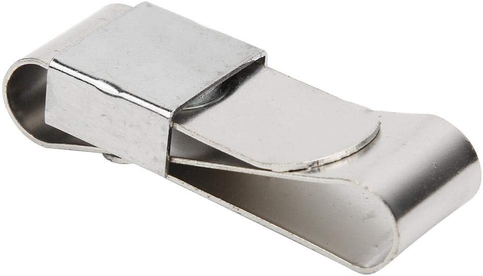 Stainless Steel Chalk Holder with Belt Clip for Snooker/Pool Billiard Chalk