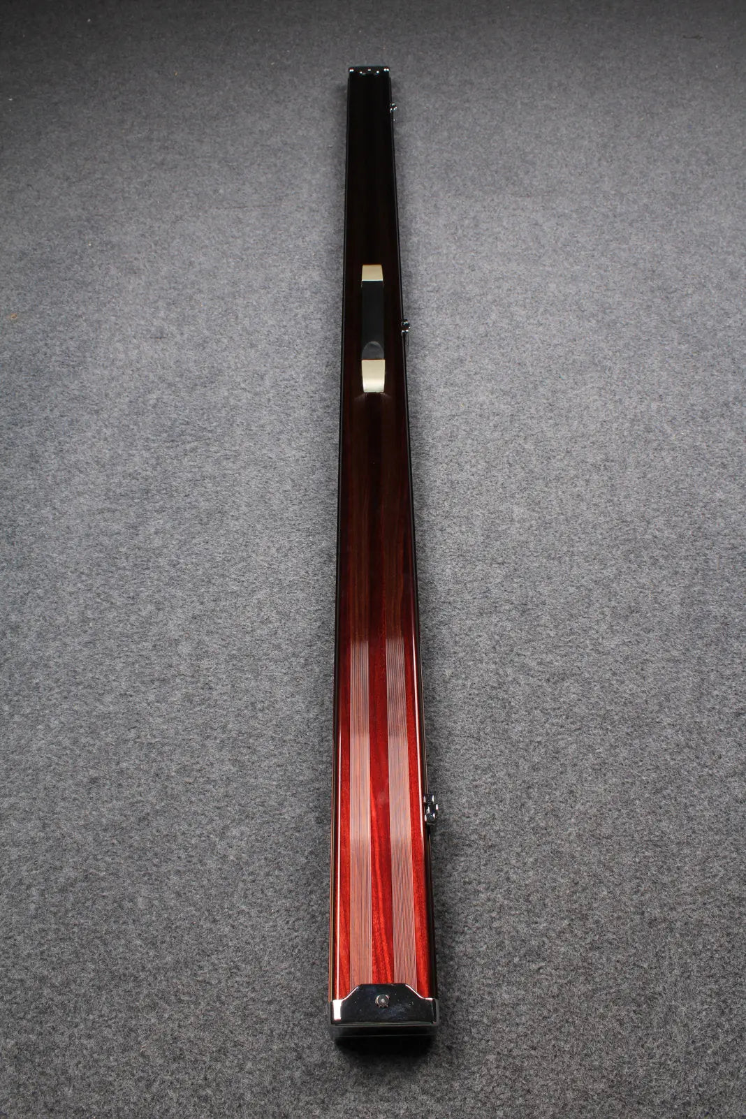 deluxe one piece aluminium cue case with 2 slots for 60" cue