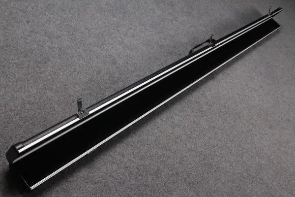 1 piece leather case aluminium construction with 2 slots ~halo style WOODS CUES