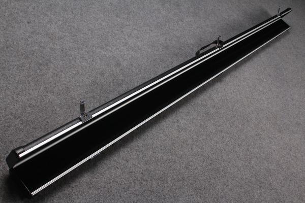 1 piece leather case aluminium construction with 2 slots ~halo style